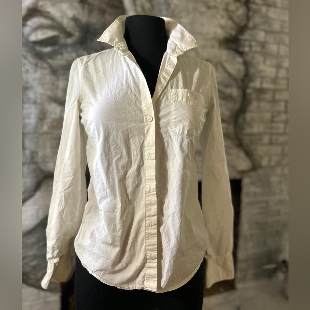 Lacoste slim fit button down size 36/S